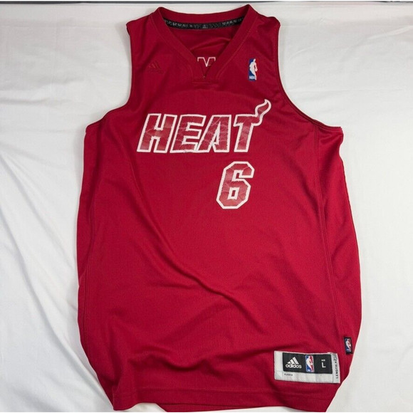 Adidas 2012 NBA Christmas Day Miami Heat LeBron James Large Basketball Jersey